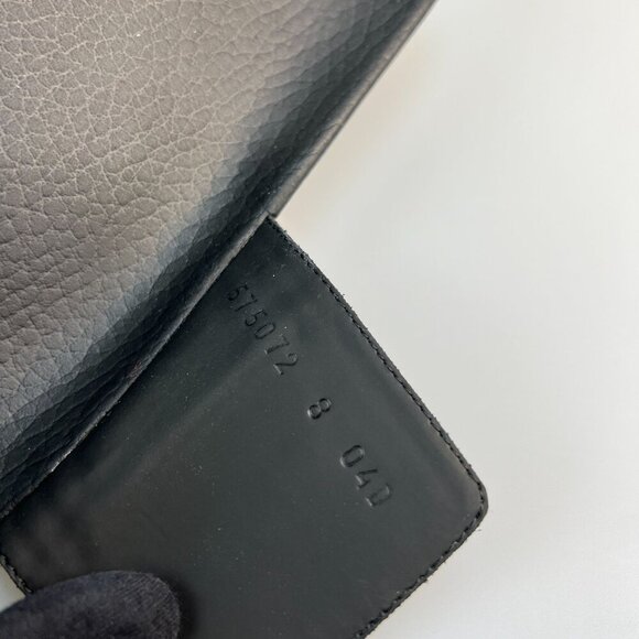 NIB Gucci Mens Online Leather Sandals In Black size 8 - Picture 8 of 9